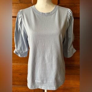 Frame Denim Light Blue Short Sleeve Tee
